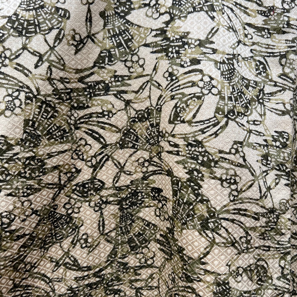 Shiny Green Hand Fan