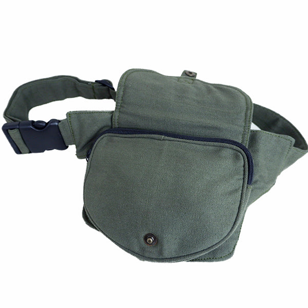 Round Cotton Waist/Bum Bag