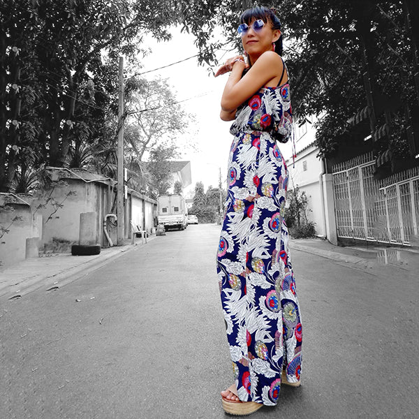 Back open All-In-One Jumpsuit