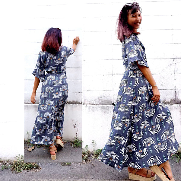 Kimono style Wrap dress