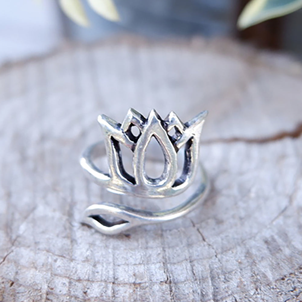 Open Lotus Ring