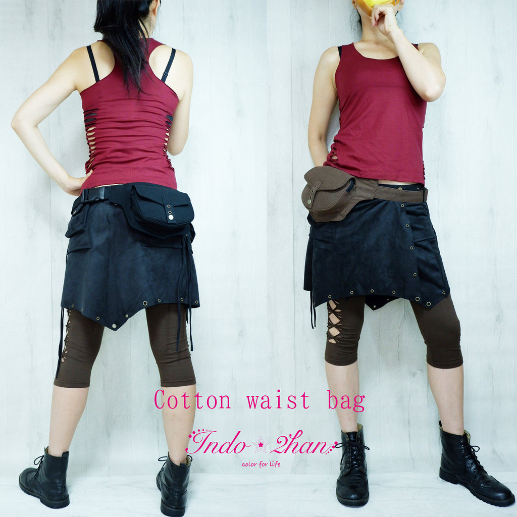 Round Cotton Waist/Bum Bag