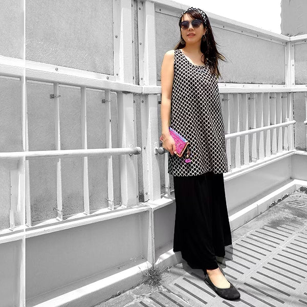 Oli sleeveless straight dress