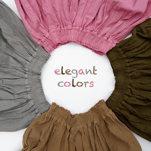 Original design plain cotton skirt