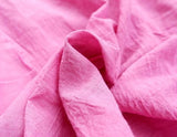 Plain cotton gauze balloon dress