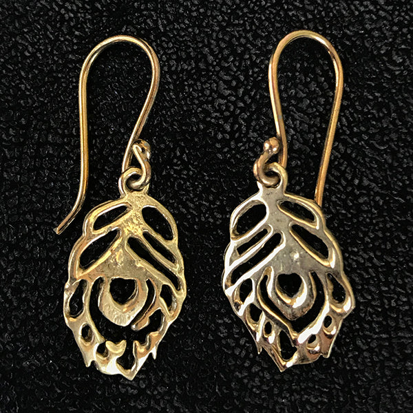 Fairy Feather Ethnic Design Small Earrings