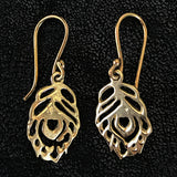 Fairy Feather Ethnic Design Small Earrings